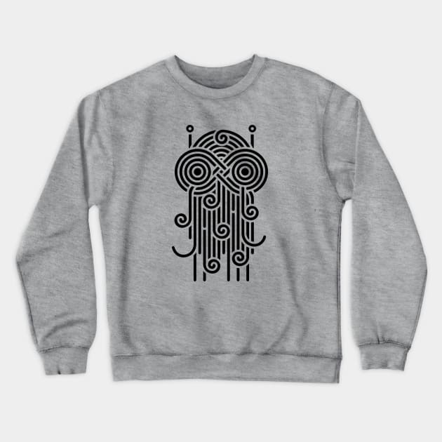 Flying Spaghetti Monster (black) Crewneck Sweatshirt by Penkin Andrey